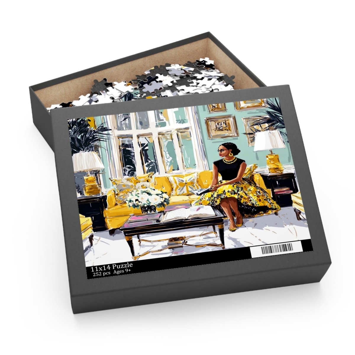 Interior Design Puzzle - Afrocentric Art by The Trini Gee