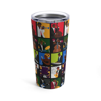 Jazz Lover 20oz Tumbler - Afrocentric Art by The Trini Gee