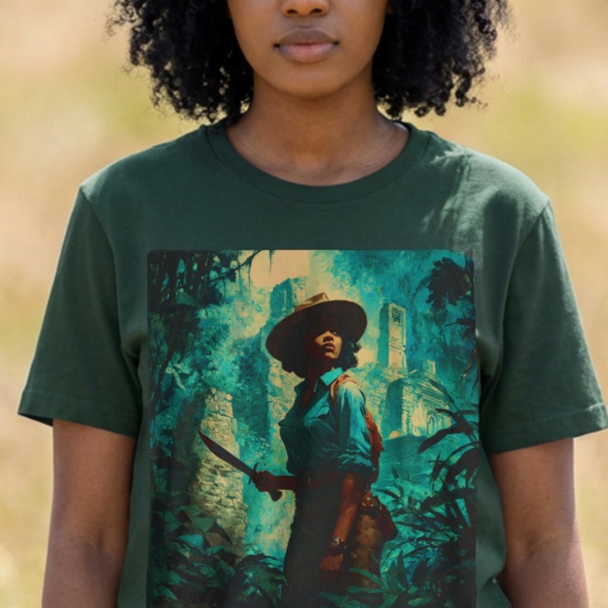 Jungle Explorer Shirt - Afrocentric Art by The Trini Gee