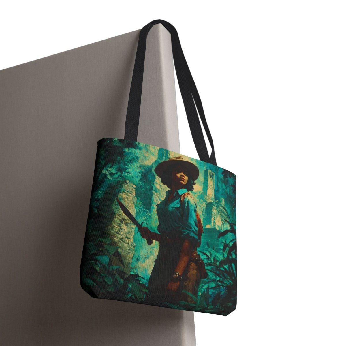 Jungle Explorer Tote Bag - Afrocentric Art by The Trini Gee