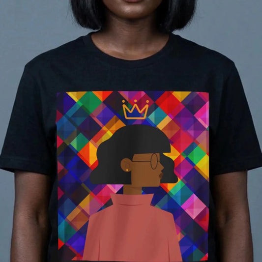 Kaleidoscope Queen Shirt - Afrocentric Art by The Trini Gee