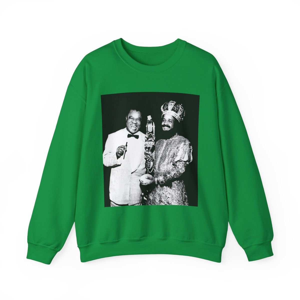 King Zulu Mardi Gras Sweatshirt - Afrocentric Art by The Trini Gee