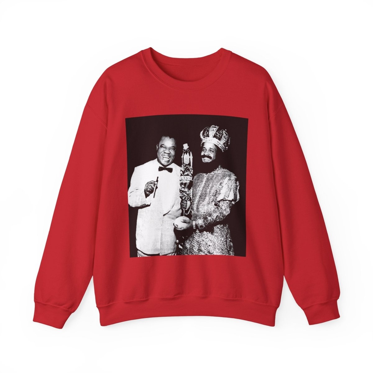 King Zulu Mardi Gras Sweatshirt - Afrocentric Art by The Trini Gee