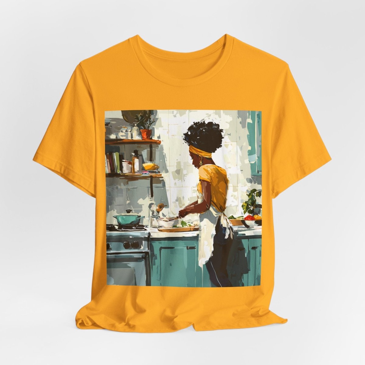 Kitchen Work Shirt - Afrocentric Art by The Trini Gee