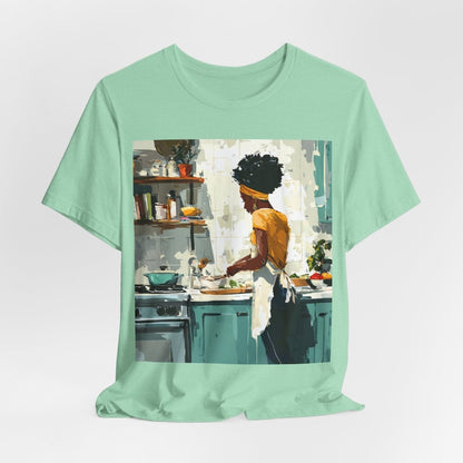 Kitchen Work Shirt - Afrocentric Art by The Trini Gee