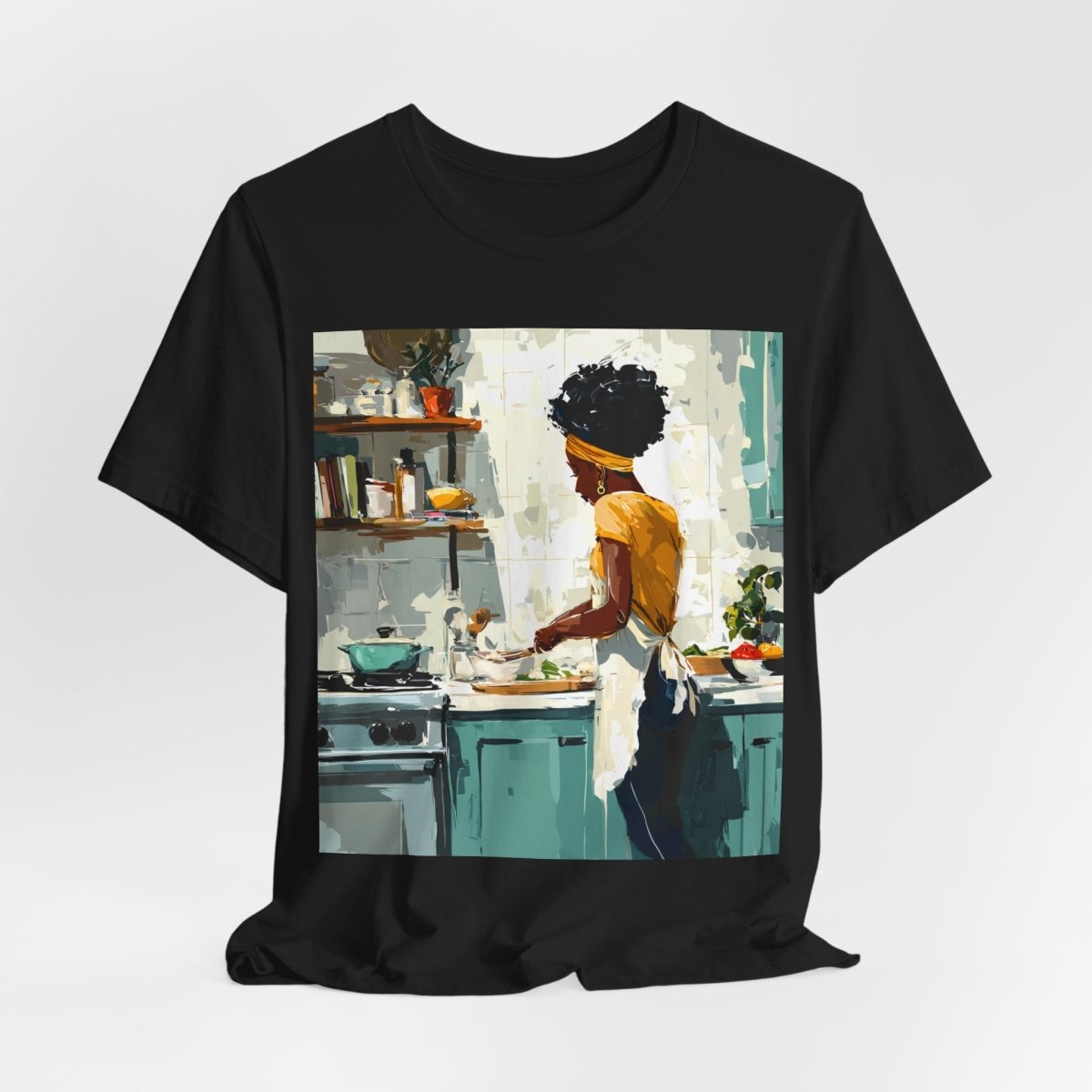 Kitchen Work Shirt - Afrocentric Art by The Trini Gee