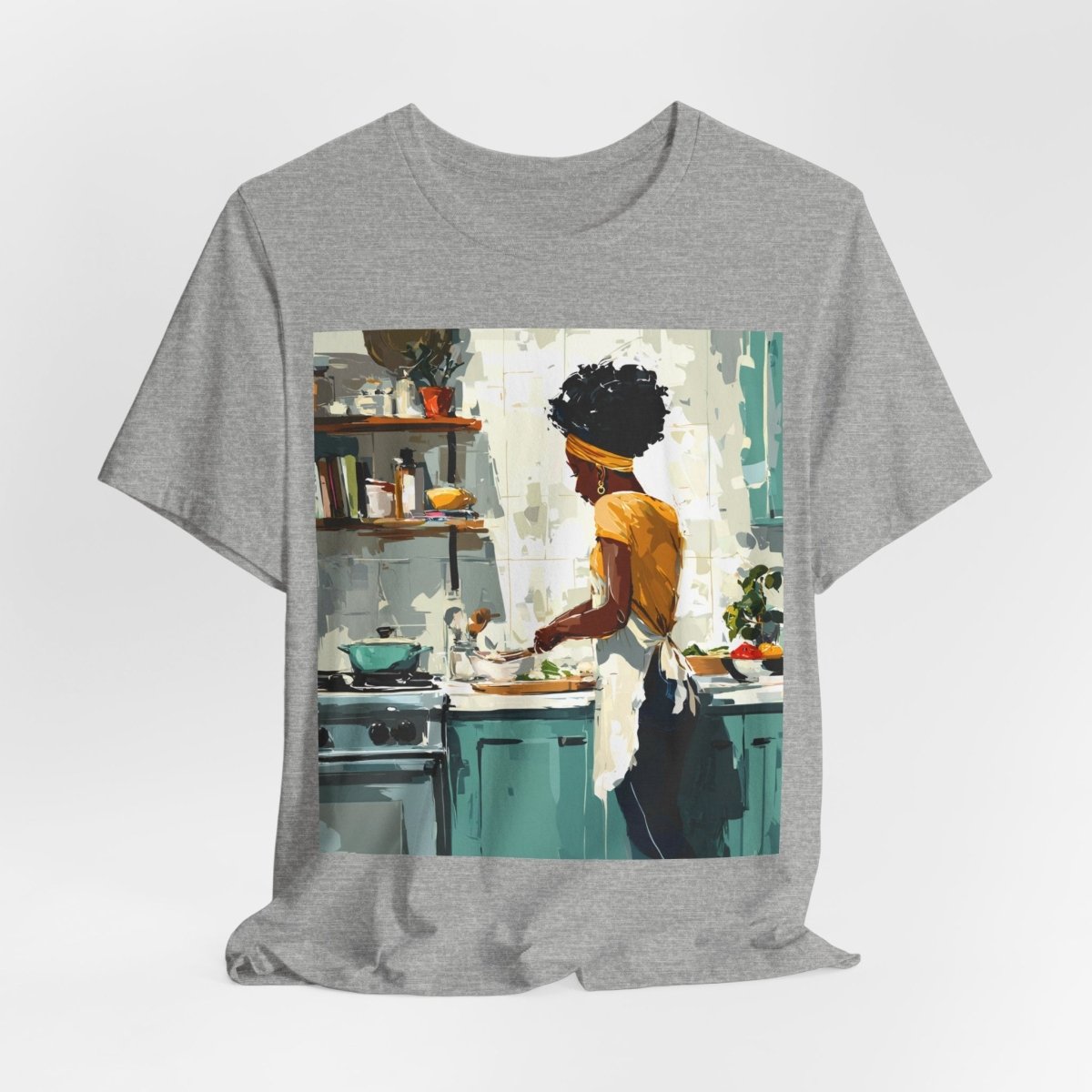 Kitchen Work Shirt - Afrocentric Art by The Trini Gee
