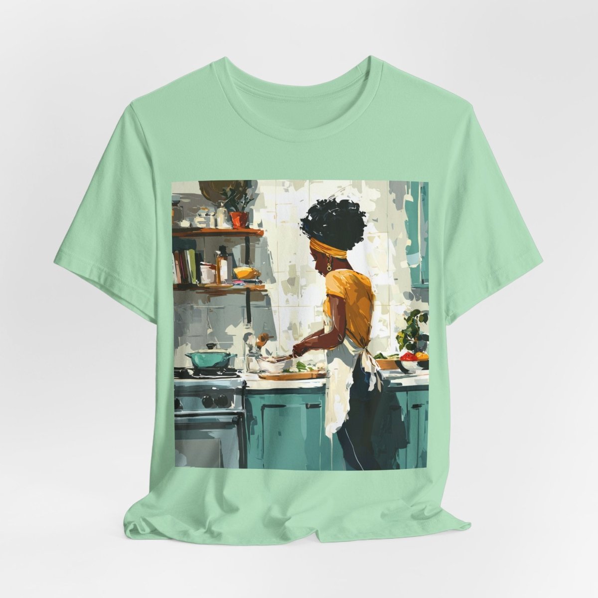Kitchen Work Shirt - Afrocentric Art by The Trini Gee