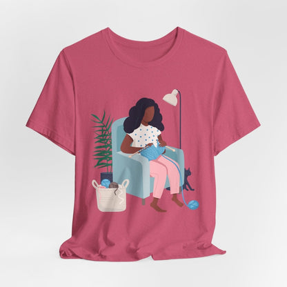 Knitting Shirt - Afrocentric Art by The Trini Gee