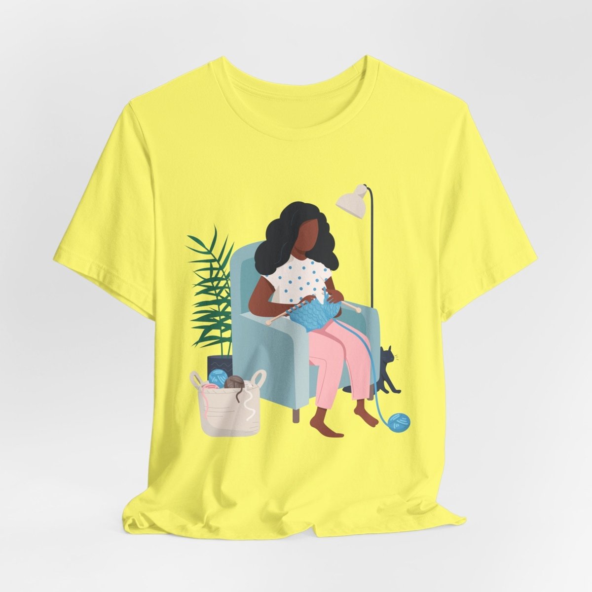 Knitting Shirt - Afrocentric Art by The Trini Gee