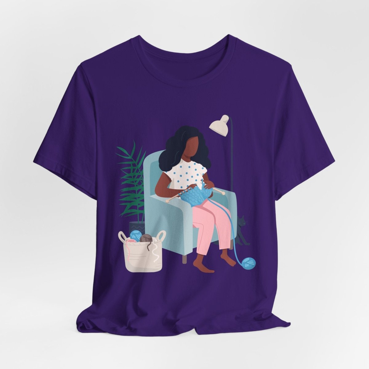 Knitting Shirt - Afrocentric Art by The Trini Gee