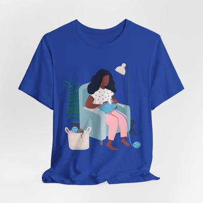 Knitting Shirt - Afrocentric Art by The Trini Gee