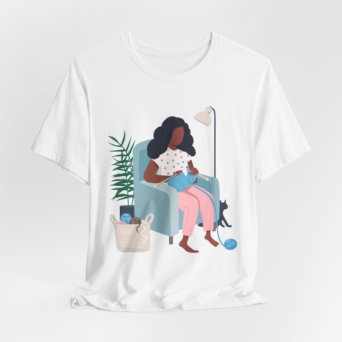 Knitting Shirt - Afrocentric Art by The Trini Gee