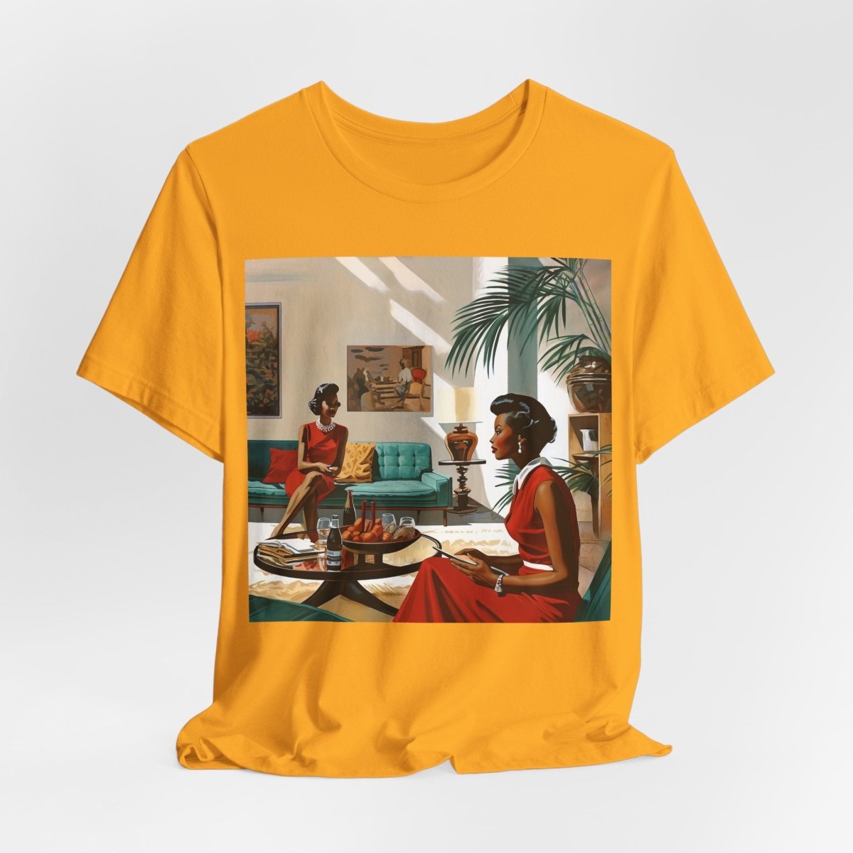 Ladies Chat Shirt - Afrocentric Art by The Trini Gee