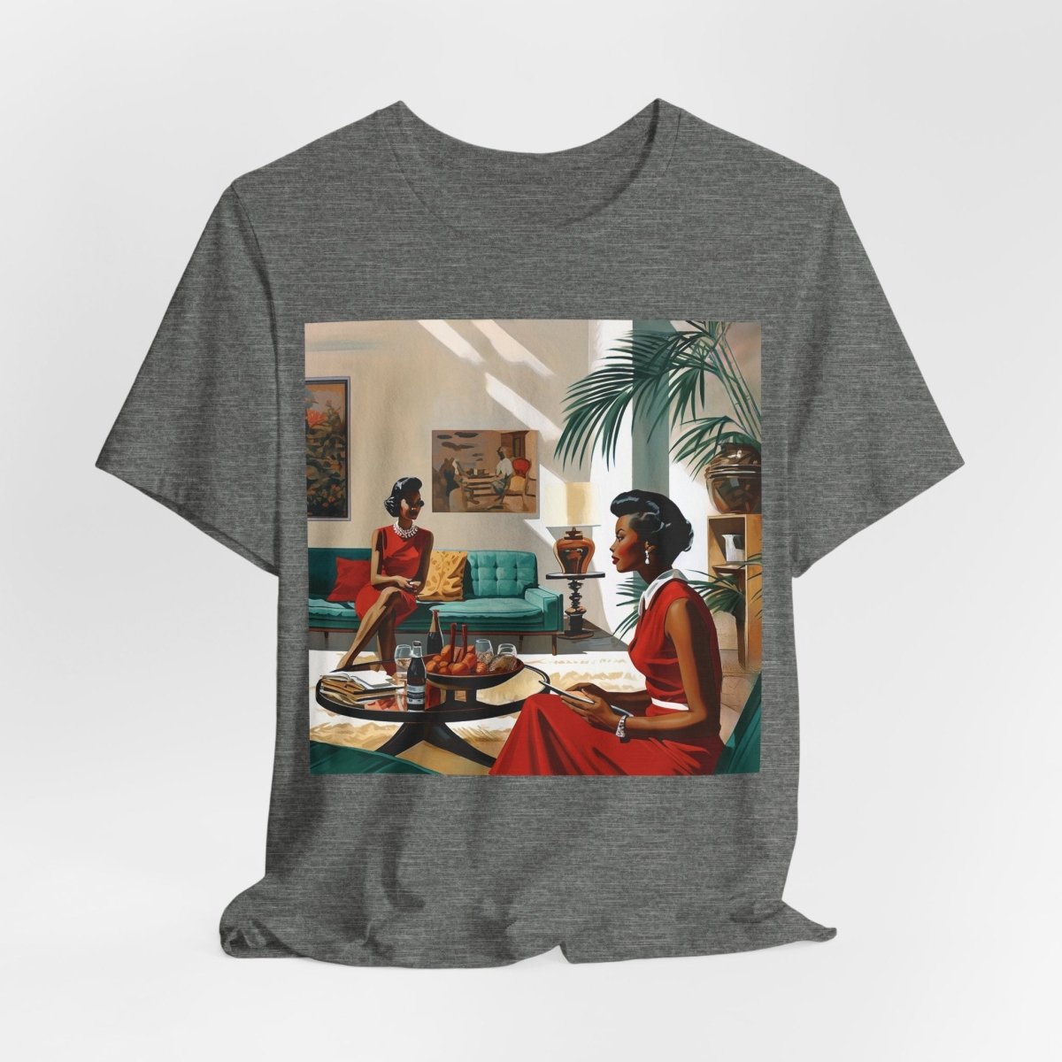 Ladies Chat Shirt - Afrocentric Art by The Trini Gee