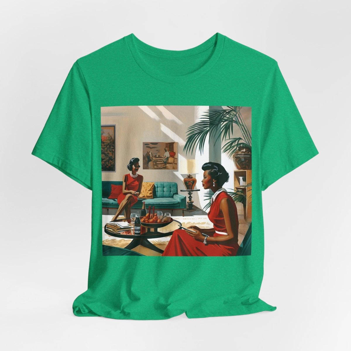 Ladies Chat Shirt - Afrocentric Art by The Trini Gee