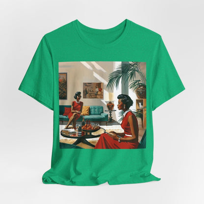 Ladies Chat Shirt - Afrocentric Art by The Trini Gee