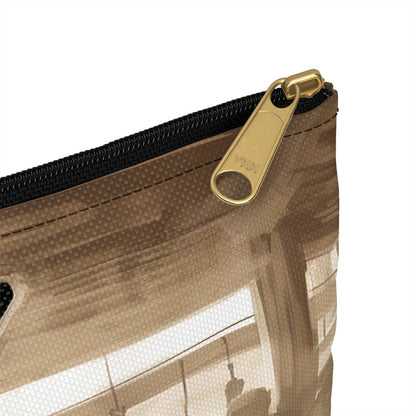 Lady Gunslinger Accessory Pouch - Afrocentric Art by The Trini Gee