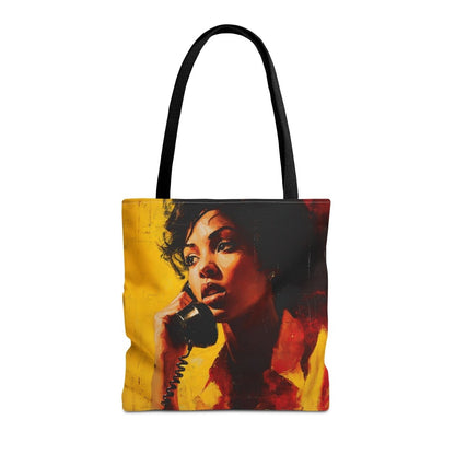 Land Line Vibe Tote - Afrocentric Art by The Trini Gee