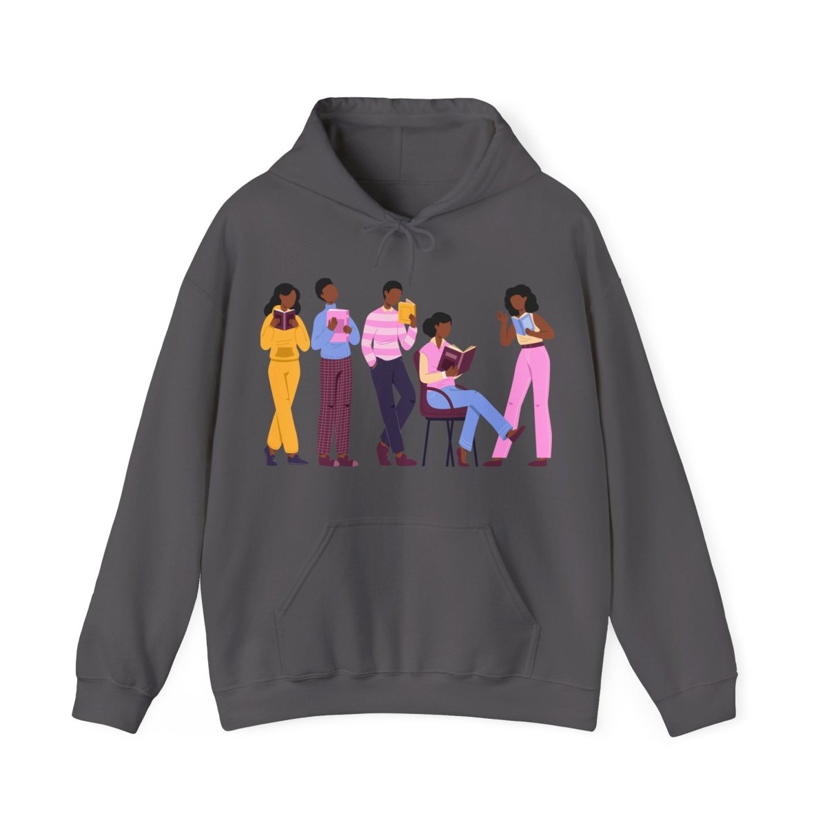 Library Day Hoodie - Afrocentric Art by The Trini Gee