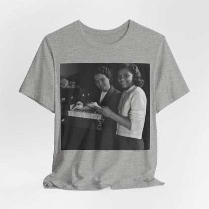 Library Women T-Shirt - Afrocentric Art by The Trini Gee