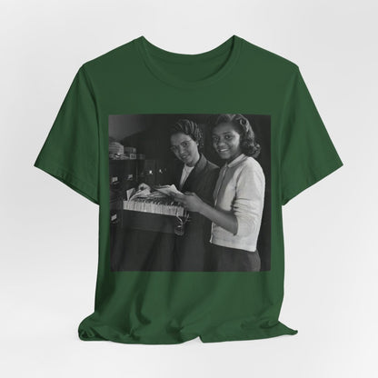 Library Women T-Shirt - Afrocentric Art by The Trini Gee
