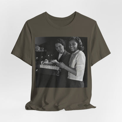 Library Women T-Shirt - Afrocentric Art by The Trini Gee