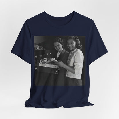 Library Women T-Shirt - Afrocentric Art by The Trini Gee