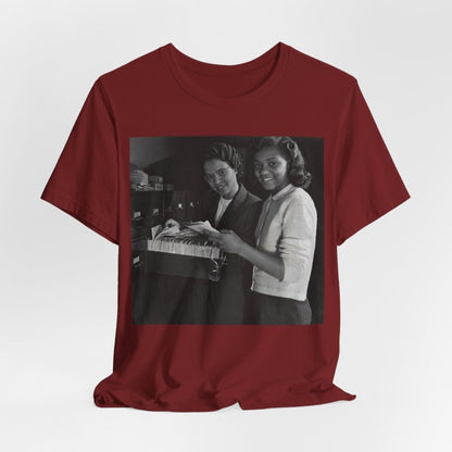 Library Women T-Shirt - Afrocentric Art by The Trini Gee