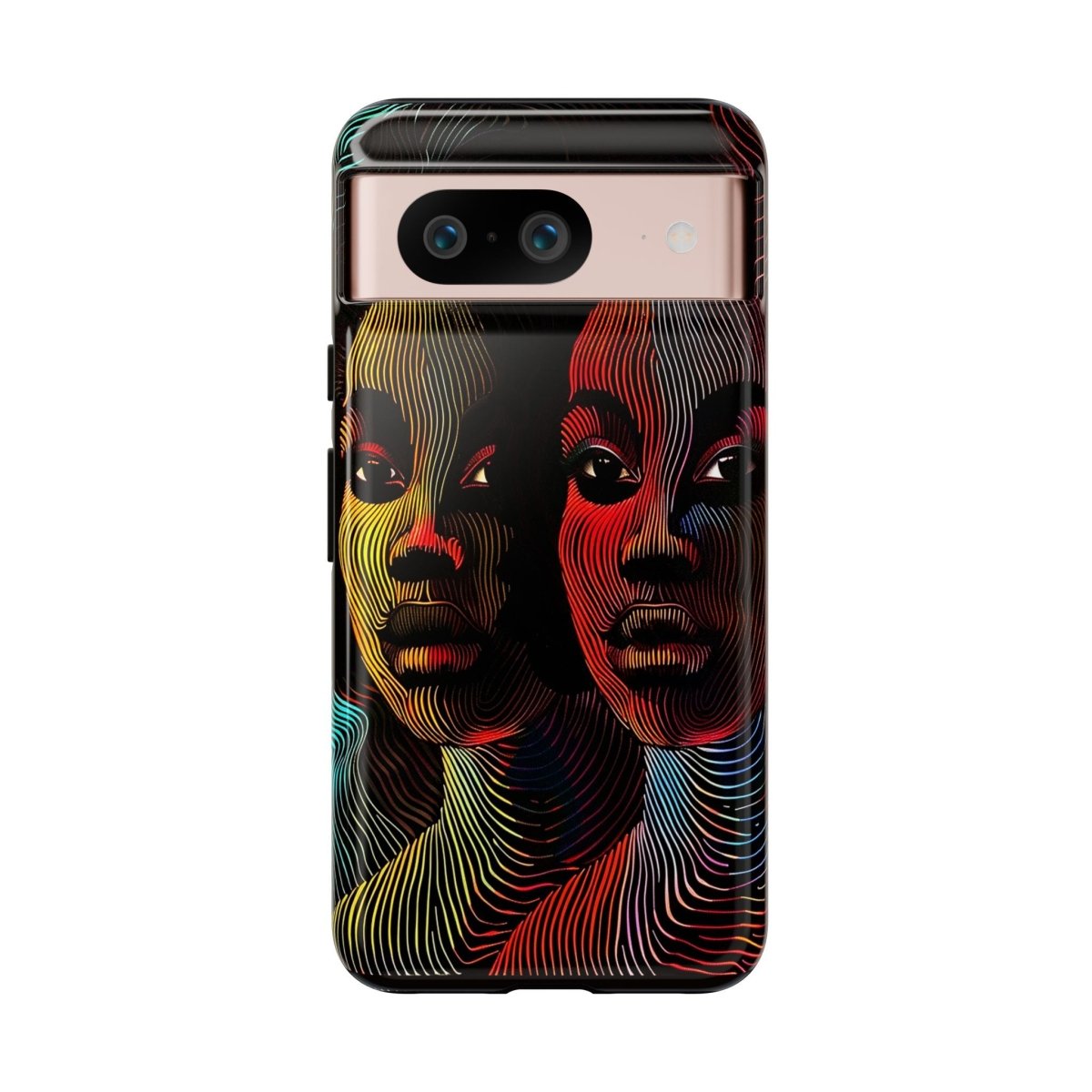 Line Women Phone Case - Afrocentric Art by The Trini Gee