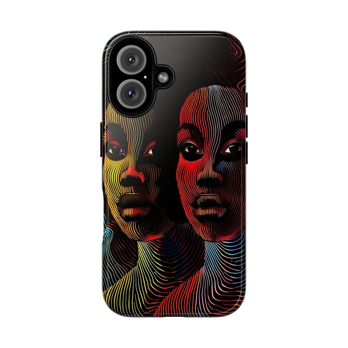 Line Women Phone Case - Afrocentric Art by The Trini Gee