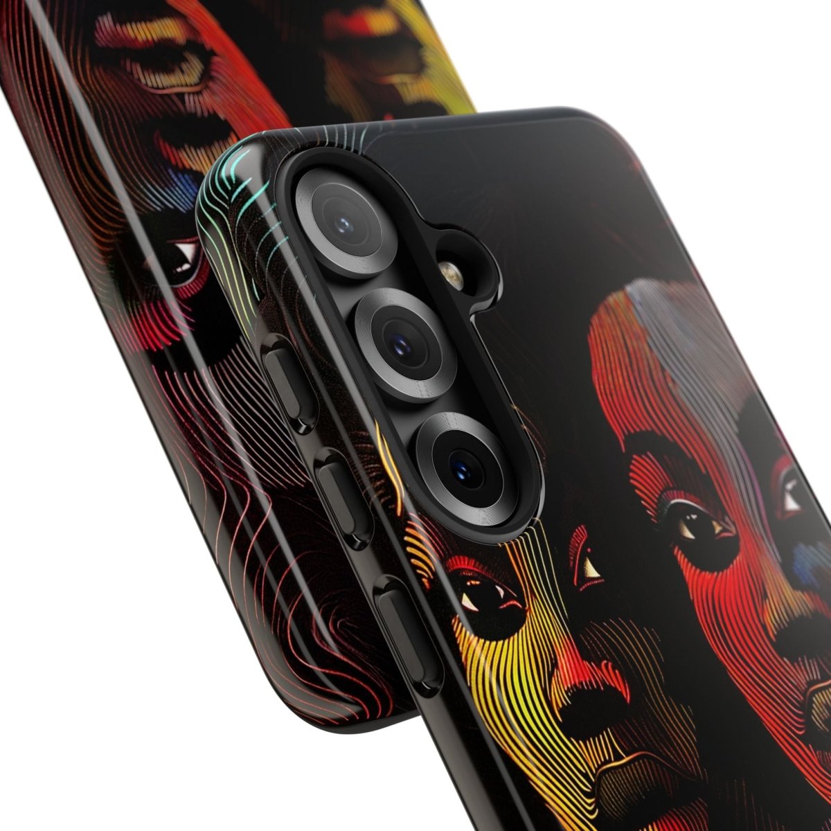 Line Women Phone Case - Afrocentric Art by The Trini Gee