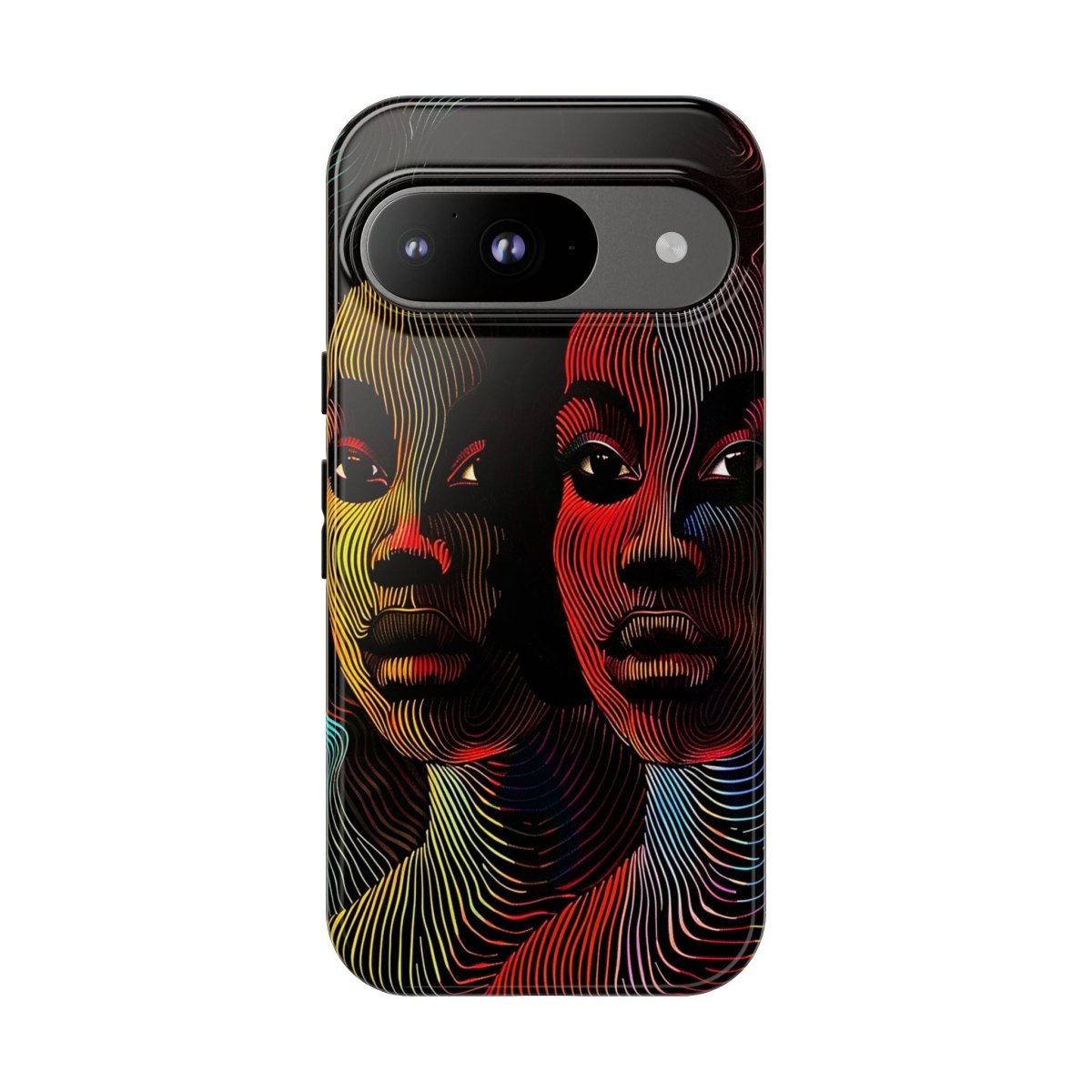 Line Women Phone Case - Afrocentric Art by The Trini Gee