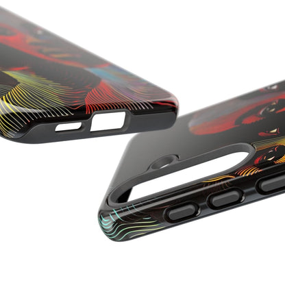 Line Women Phone Case - Afrocentric Art by The Trini Gee