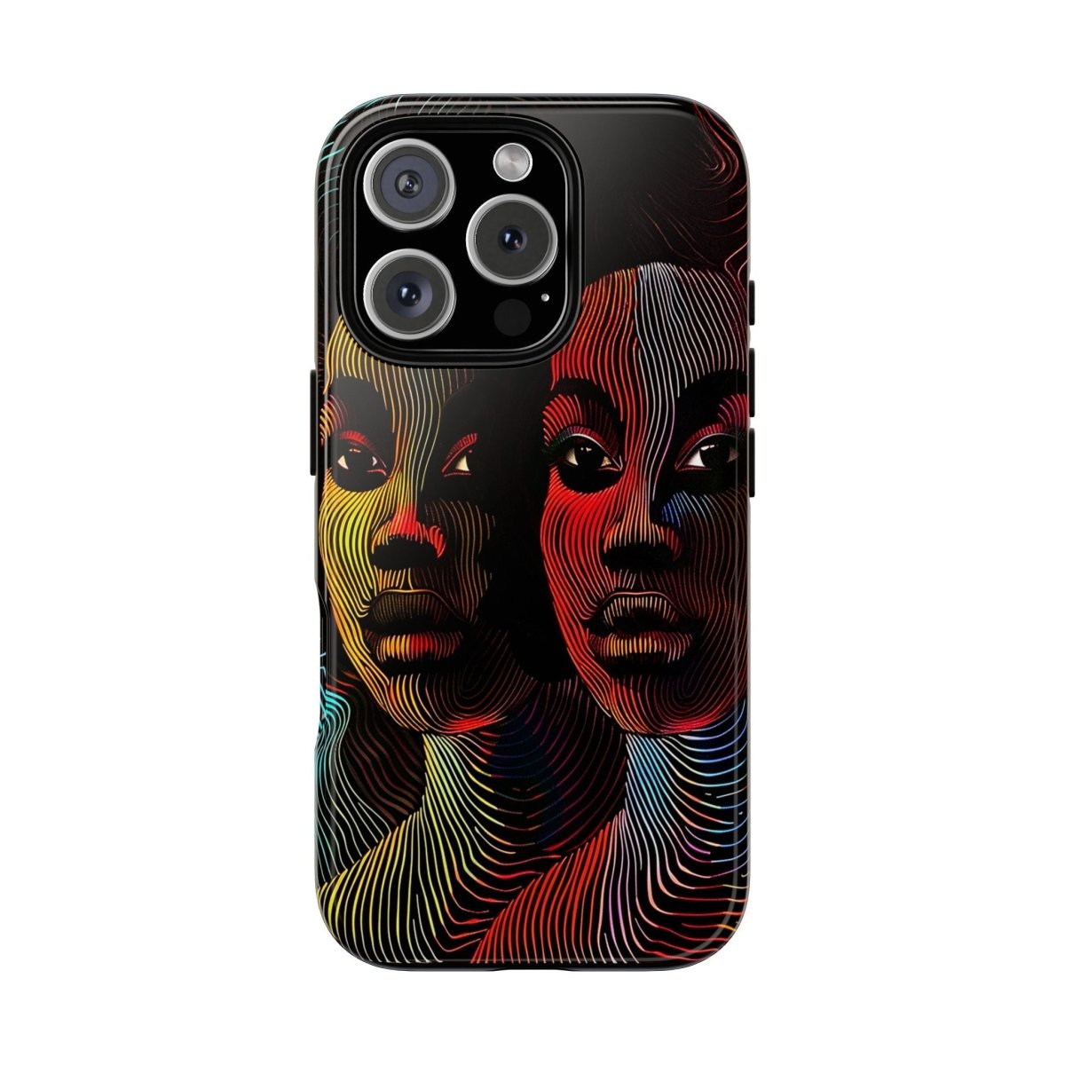 Line Women Phone Case - Afrocentric Art by The Trini Gee