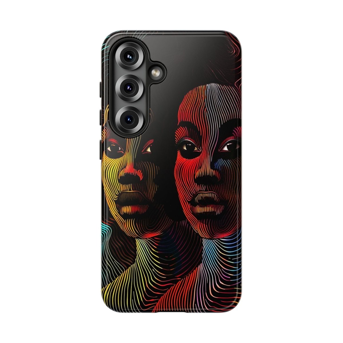 Line Women Phone Case - Afrocentric Art by The Trini Gee