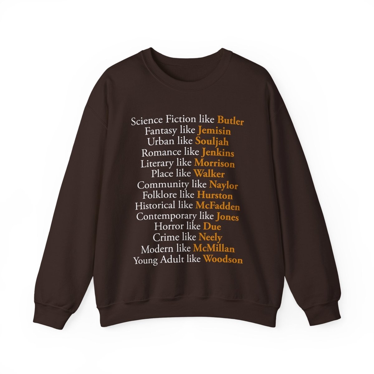 Literary Genres Sweatshirt - Afrocentric Art by The Trini Gee