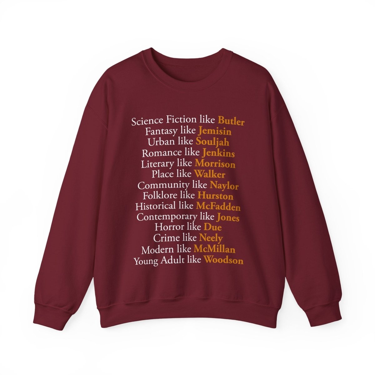 Literary Genres Sweatshirt - Afrocentric Art by The Trini Gee