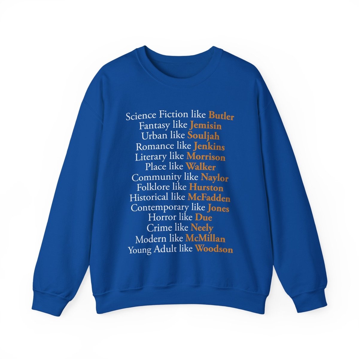 Literary Genres Sweatshirt - Afrocentric Art by The Trini Gee