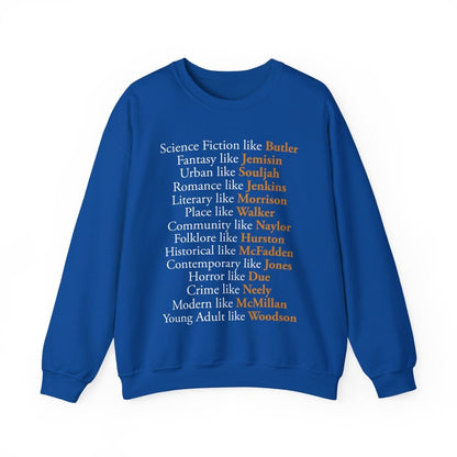 Literary Genres Sweatshirt - Afrocentric Art by The Trini Gee