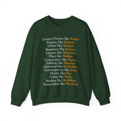 Literary Genres Sweatshirt - Afrocentric Art by The Trini Gee