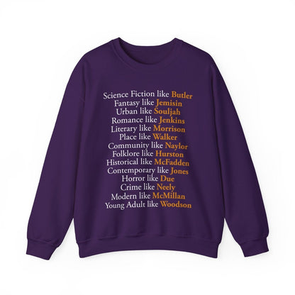 Literary Genres Sweatshirt - Afrocentric Art by The Trini Gee