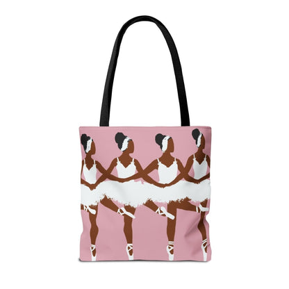 Little Swans Tote Bag - Afrocentric Art by The Trini Gee