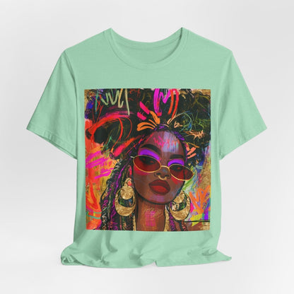 Locs Graffiti Shirt - Afrocentric Art by The Trini Gee