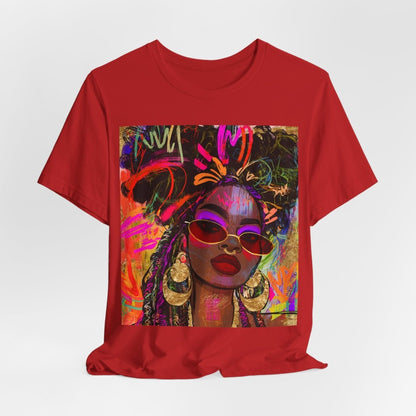 Locs Graffiti Shirt - Afrocentric Art by The Trini Gee
