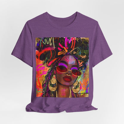 Locs Graffiti Shirt - Afrocentric Art by The Trini Gee