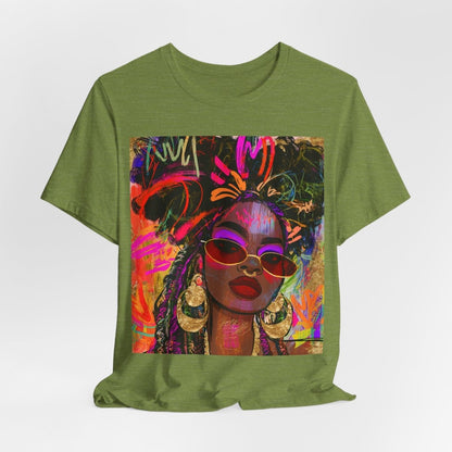 Locs Graffiti Shirt - Afrocentric Art by The Trini Gee