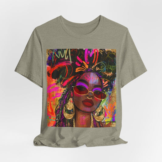 Locs Graffiti Shirt - Afrocentric Art by The Trini Gee