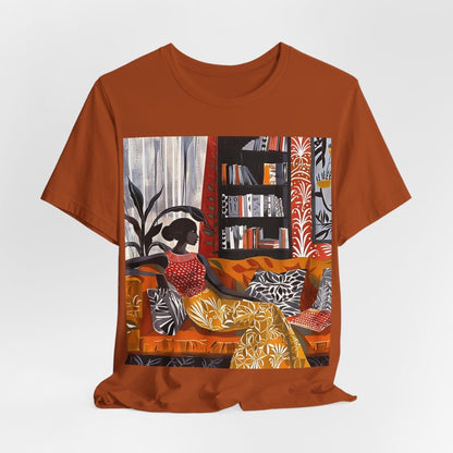 Lounge Lady Shirt - Afrocentric Art by The Trini Gee