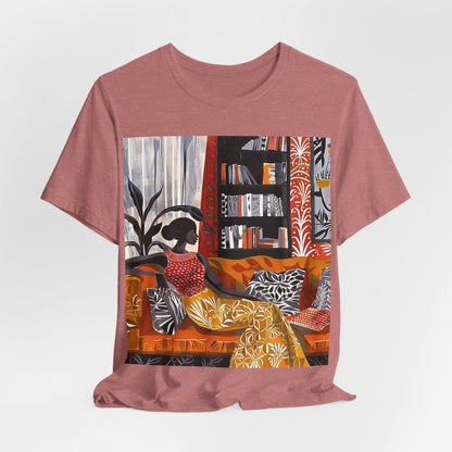 Lounge Lady Shirt - Afrocentric Art by The Trini Gee